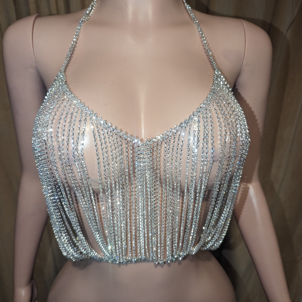 Rhinestone tank top